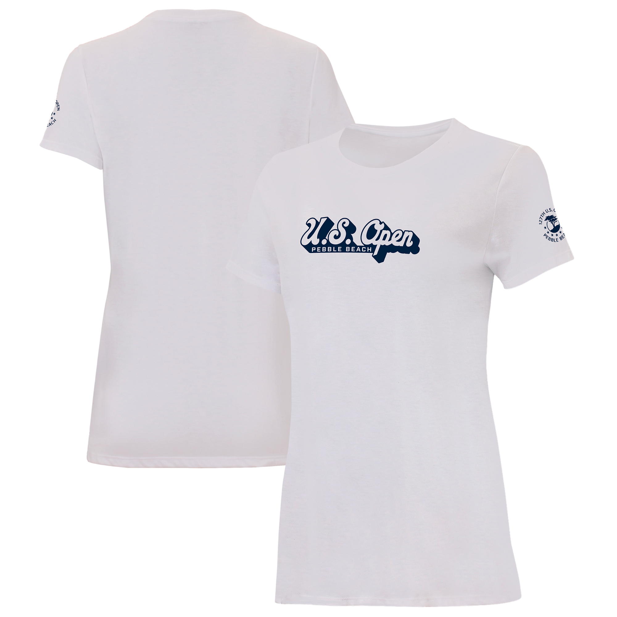 Women’s 2027 U.S. Open Ahead White Tri-Blend Danby T-Shirt