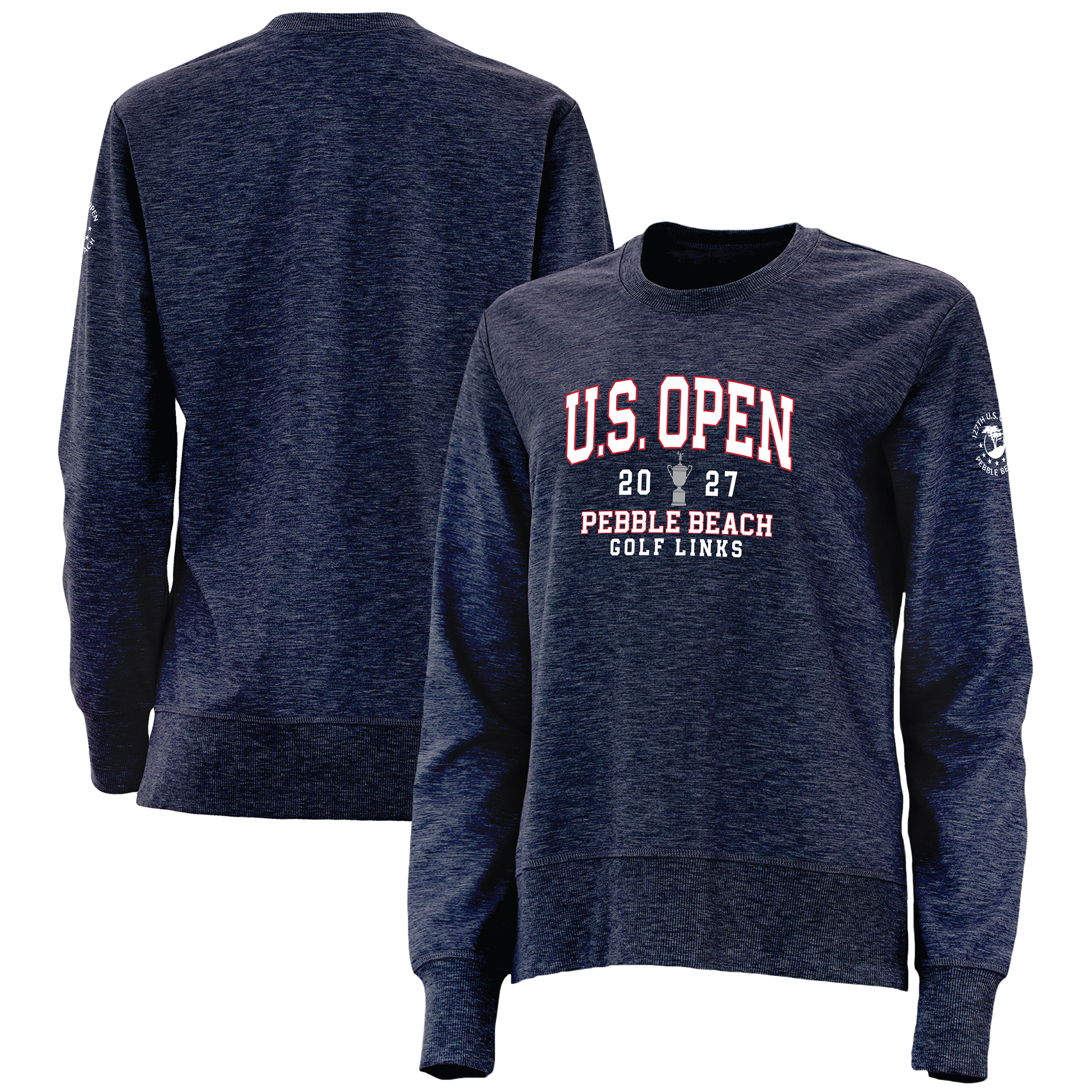 Women’s 2027 U.S. Open Ahead Navy Sue Tri-Blend Sweatshirt Women’s 2027 U.S. Open Ahead Navy Sue Tri-Blend Sweatshirt