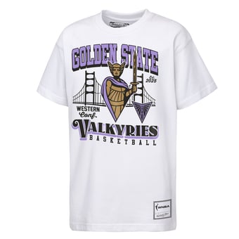 Youth Mitchell & Ness  White Golden State Valkyries Land of the Free T-Shirt