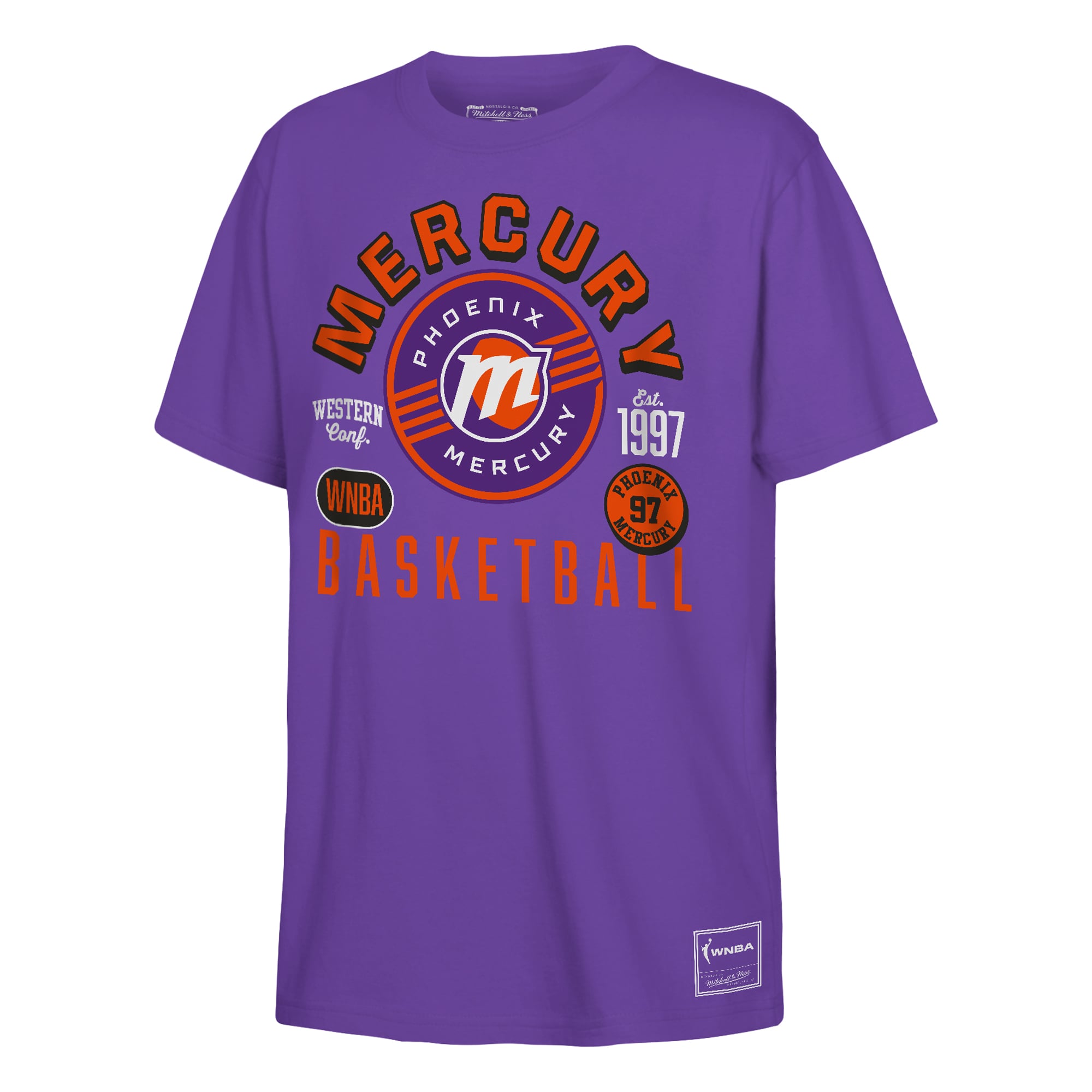 Youth Mitchell & Ness  Purple Phoenix Mercury City So Nice T-Shirt