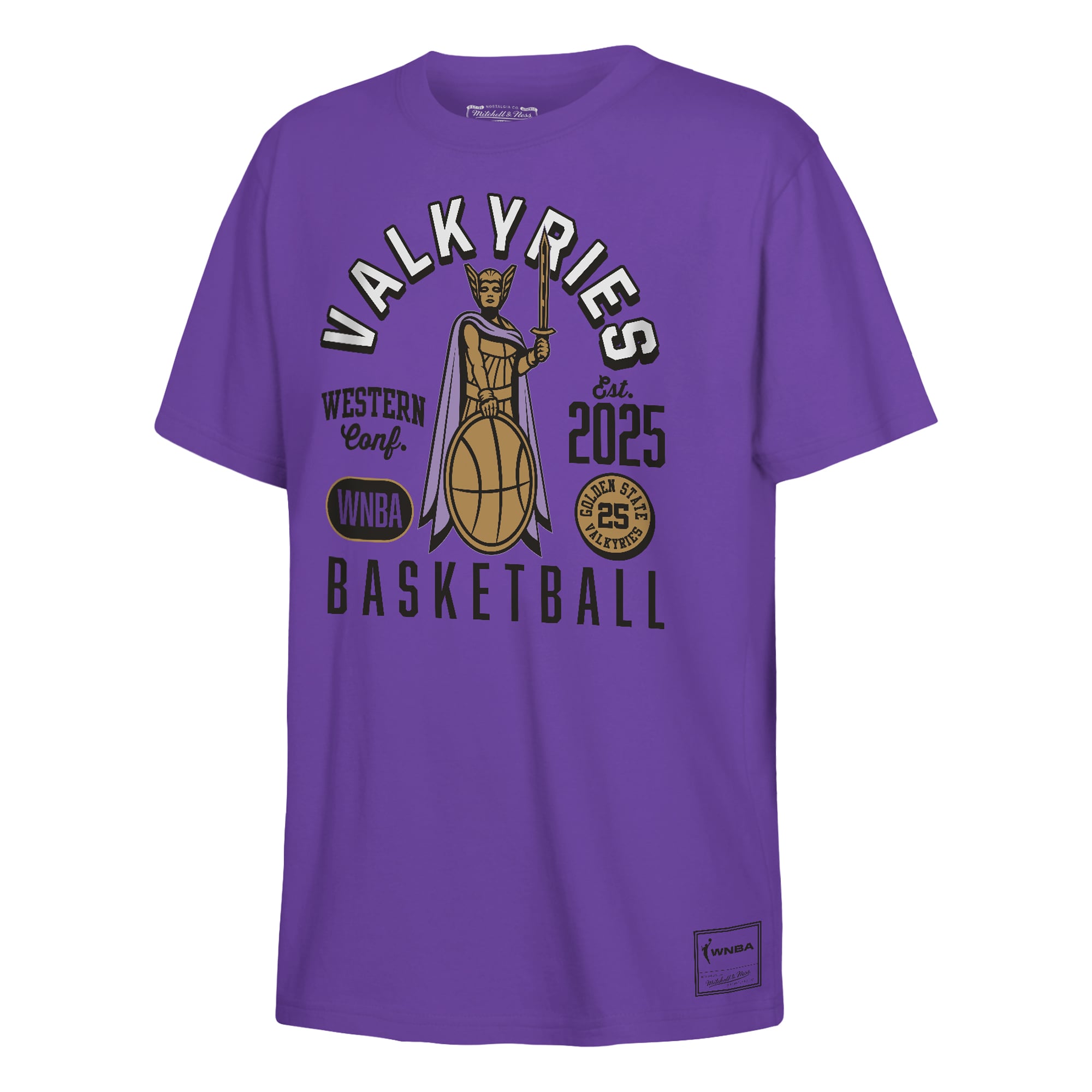 Youth Mitchell & Ness  Violet Golden State Valkyries City So Nice T-Shirt