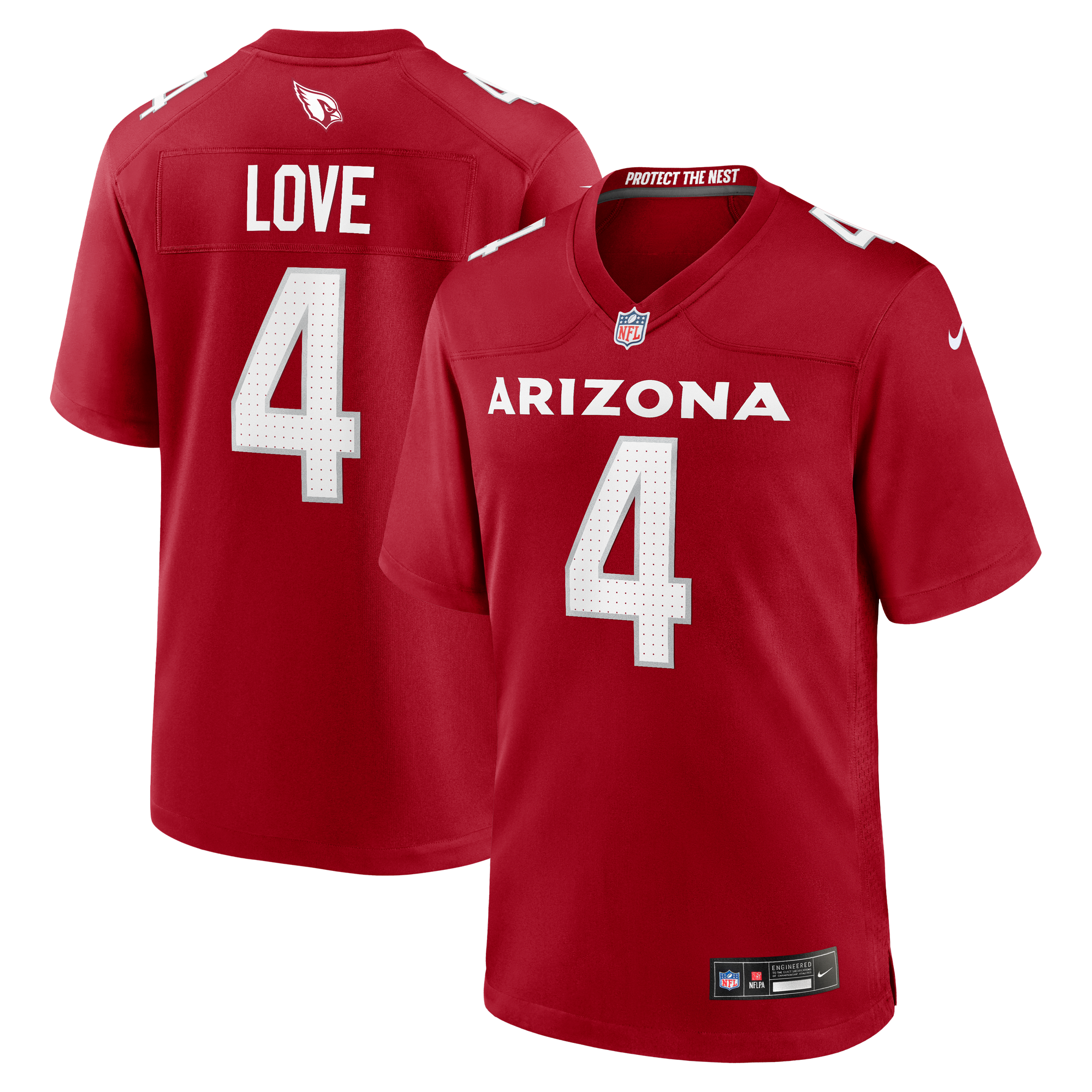 Camiseta de local de los Arizona Cardinals de Nike - Jeremiyah Love - Para hombre