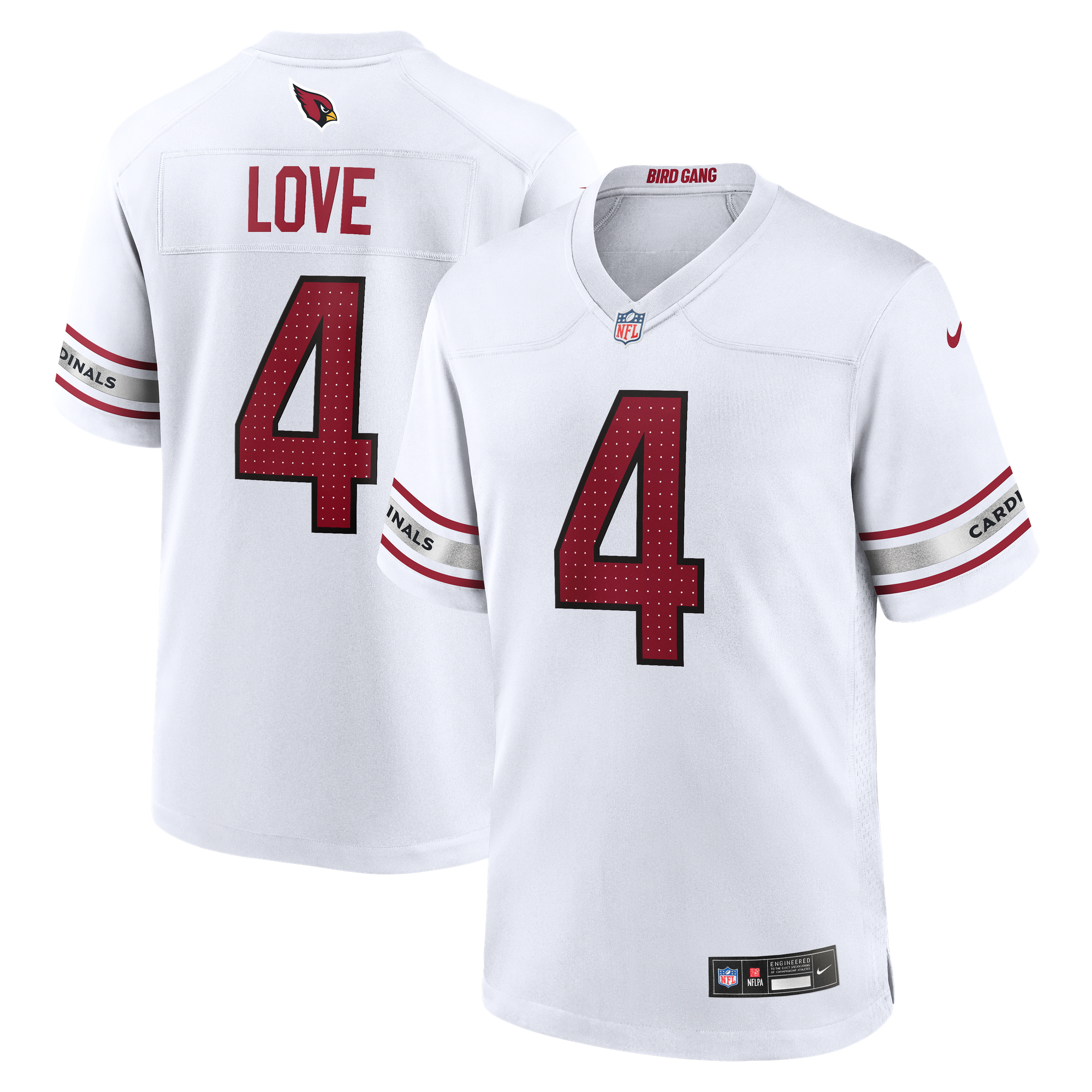 Camiseta de visitante Nike de los Arizona Cardinals - Jeremiyah Love - Para hombre