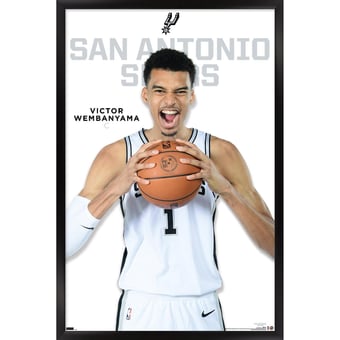 Victor Wembanyama San Antonio Spurs 23" x 34" Framed Player Poster