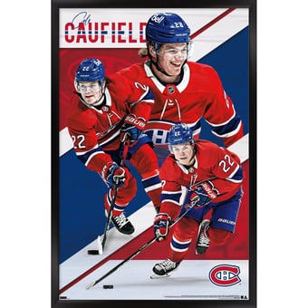 Cole Caufield Montreal Canadiens 23" x 34" Framed Player Poster