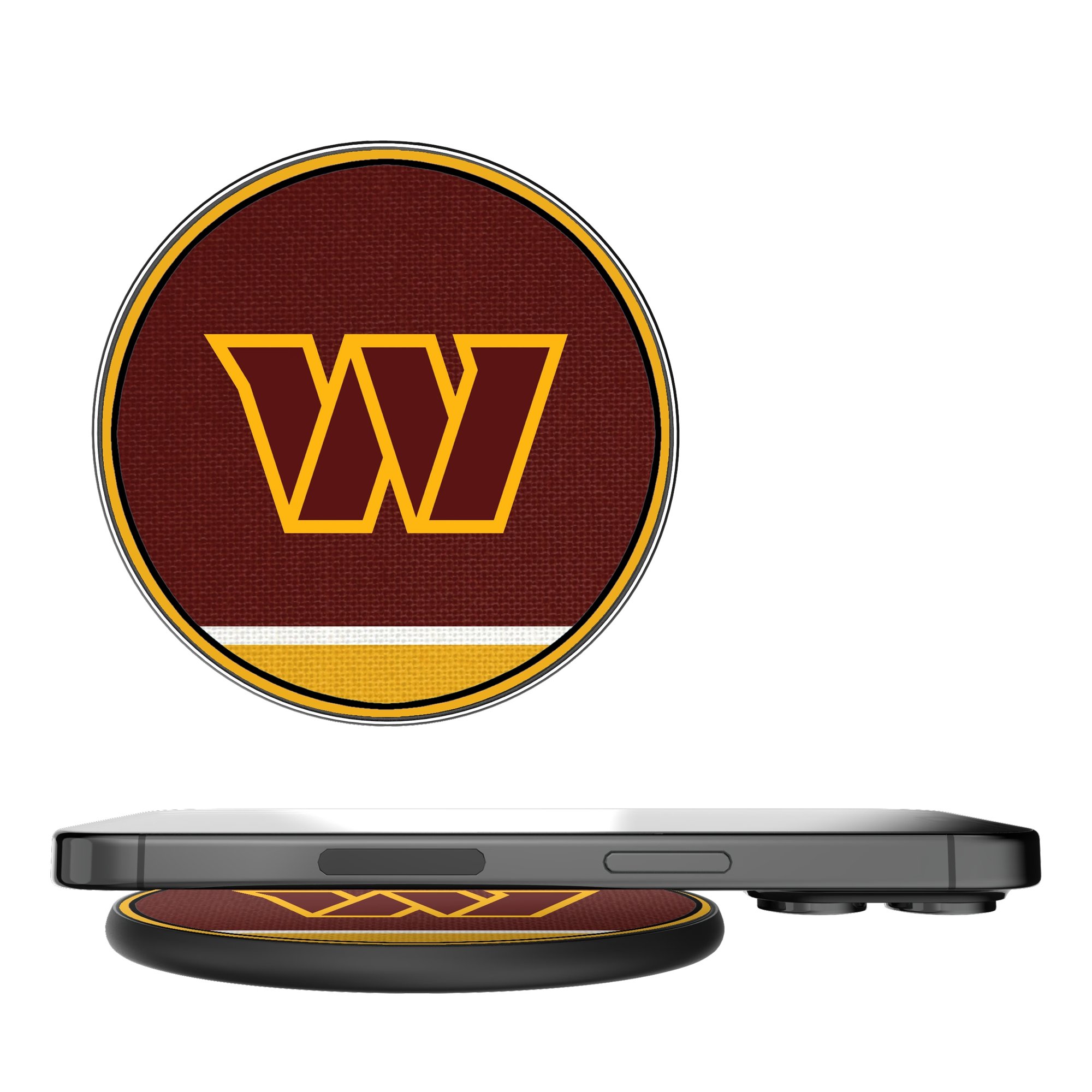 Keyscaper Washington Commanders 15 Watt Wireless Induction Charger