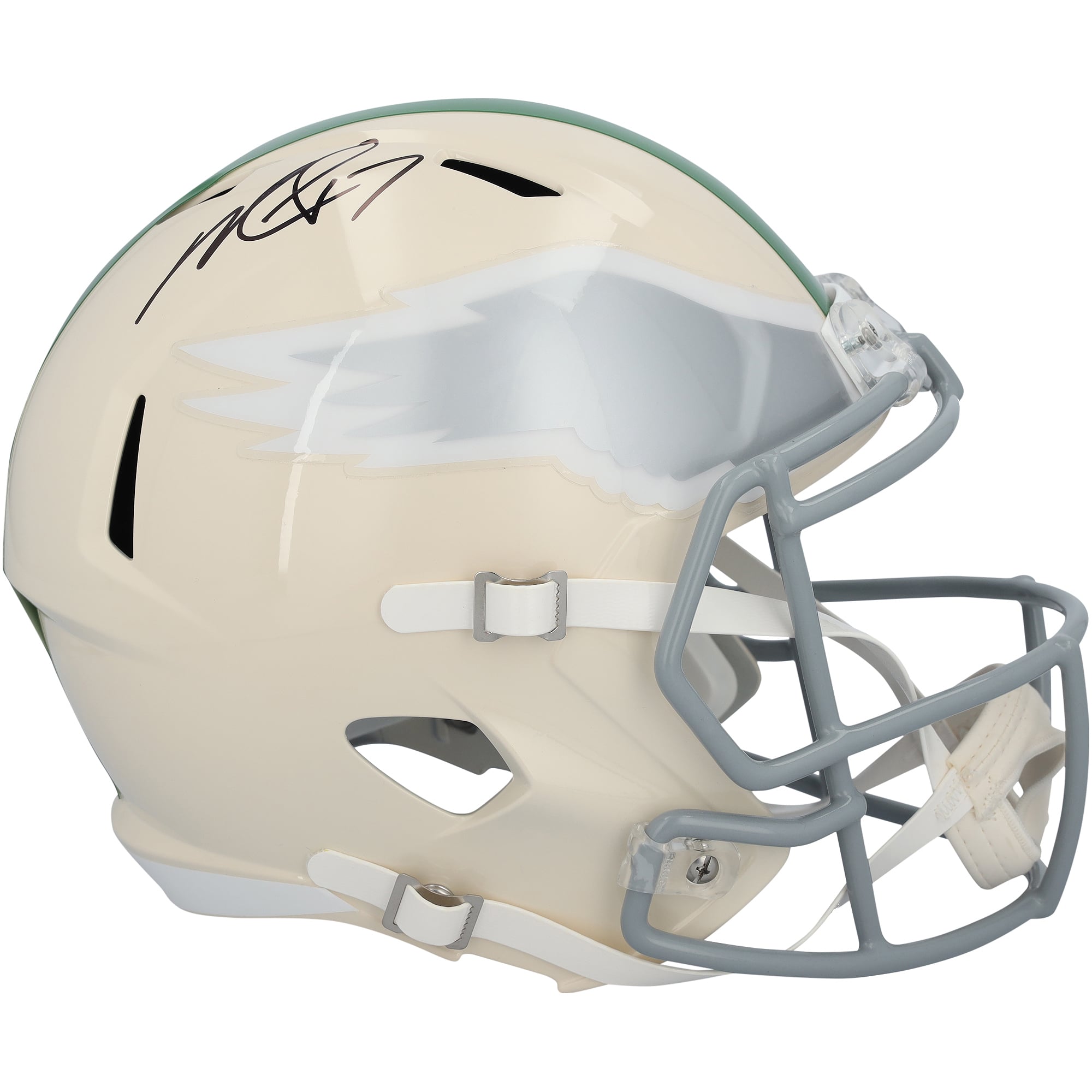 Michael Vick Philadelphia Eagles Autographed Riddell Retro Speed Replica Helmet