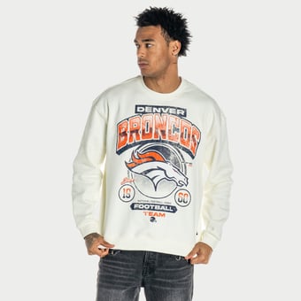 Unisex The Wild Collective  Cream Denver Broncos Graphic Sweatshirt