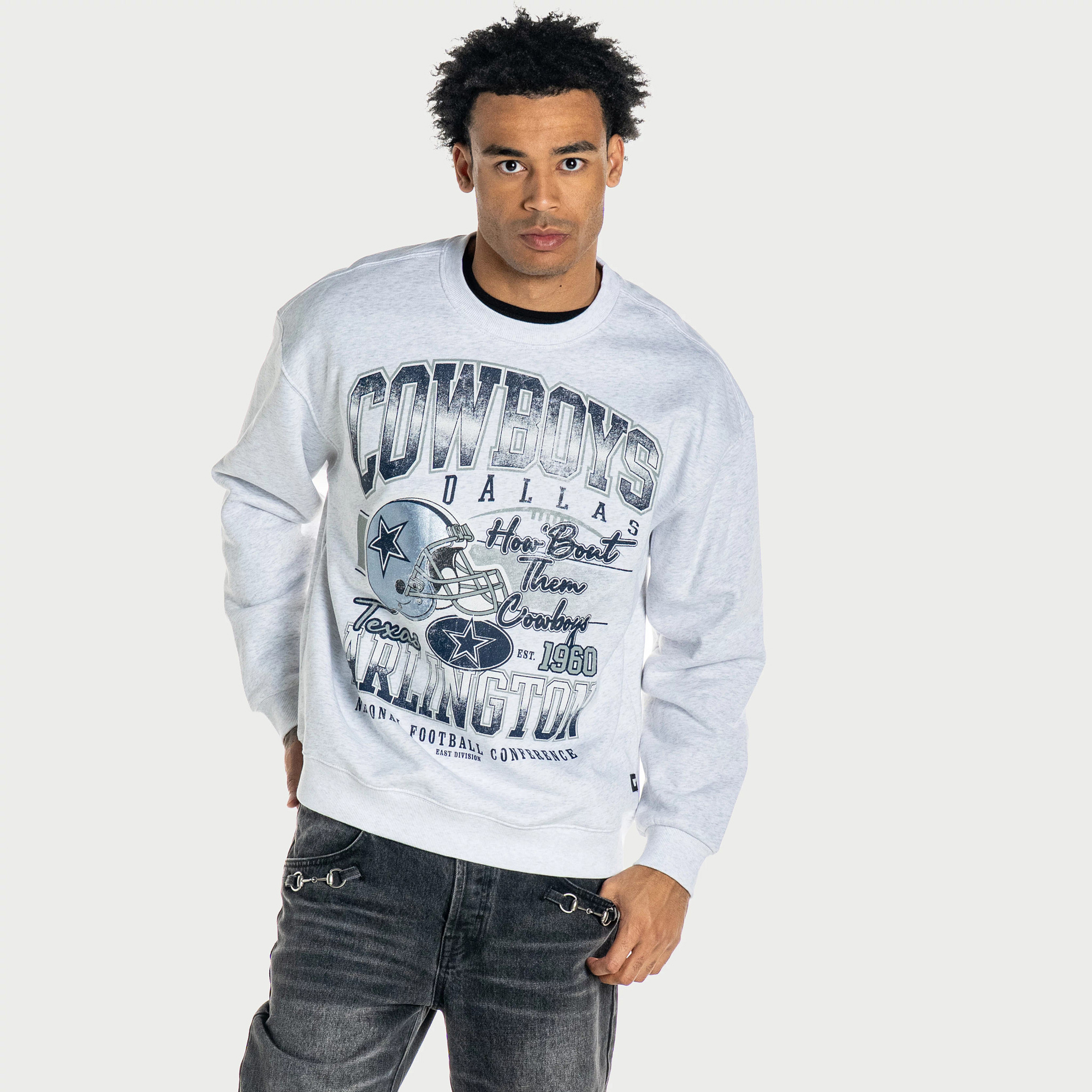 Unisex The Wild Collective  Dallas Cowboys Heather Gray Graphic Sweatshirt