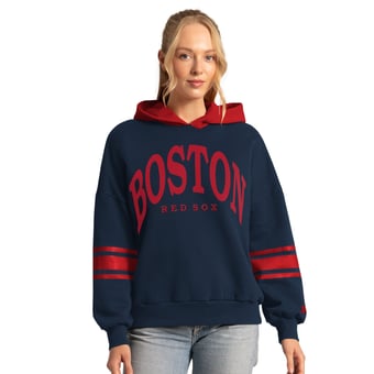 Women's Starter  Navy Boston Red Sox Best Coach Hoodie