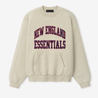 Unisex Fear of God x NFL Oatmeal New England Patriots 90s Relaxed Sweatshirt