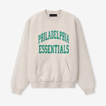 Unisex Fear of God x NFL Oatmeal Philadelphia Eagles 90s Relaxed Sweatshirt