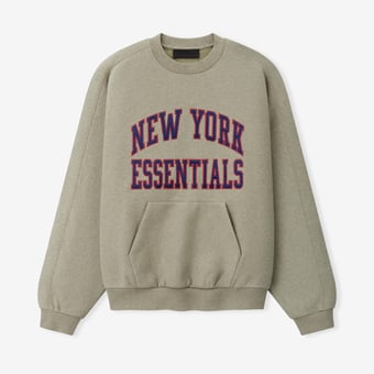 Unisex Fear of God x NFL Heather Gray New York Giants 90s Relaxed Sweatshirt