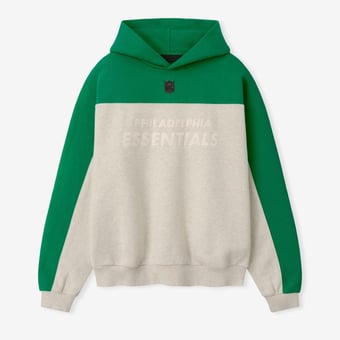 Unisex Fear of God x NFL Heather Gray/Green Philadelphia Eagles 90s Relaxed Hoodie