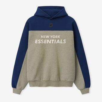 Unisex Fear of God x NFL Heather Gray/Navy New York Giants 90s Relaxed Hoodie