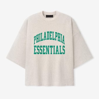 Unisex Fear of God x NFL Oatmeal Philadelphia Eagles Merch T-Shirt