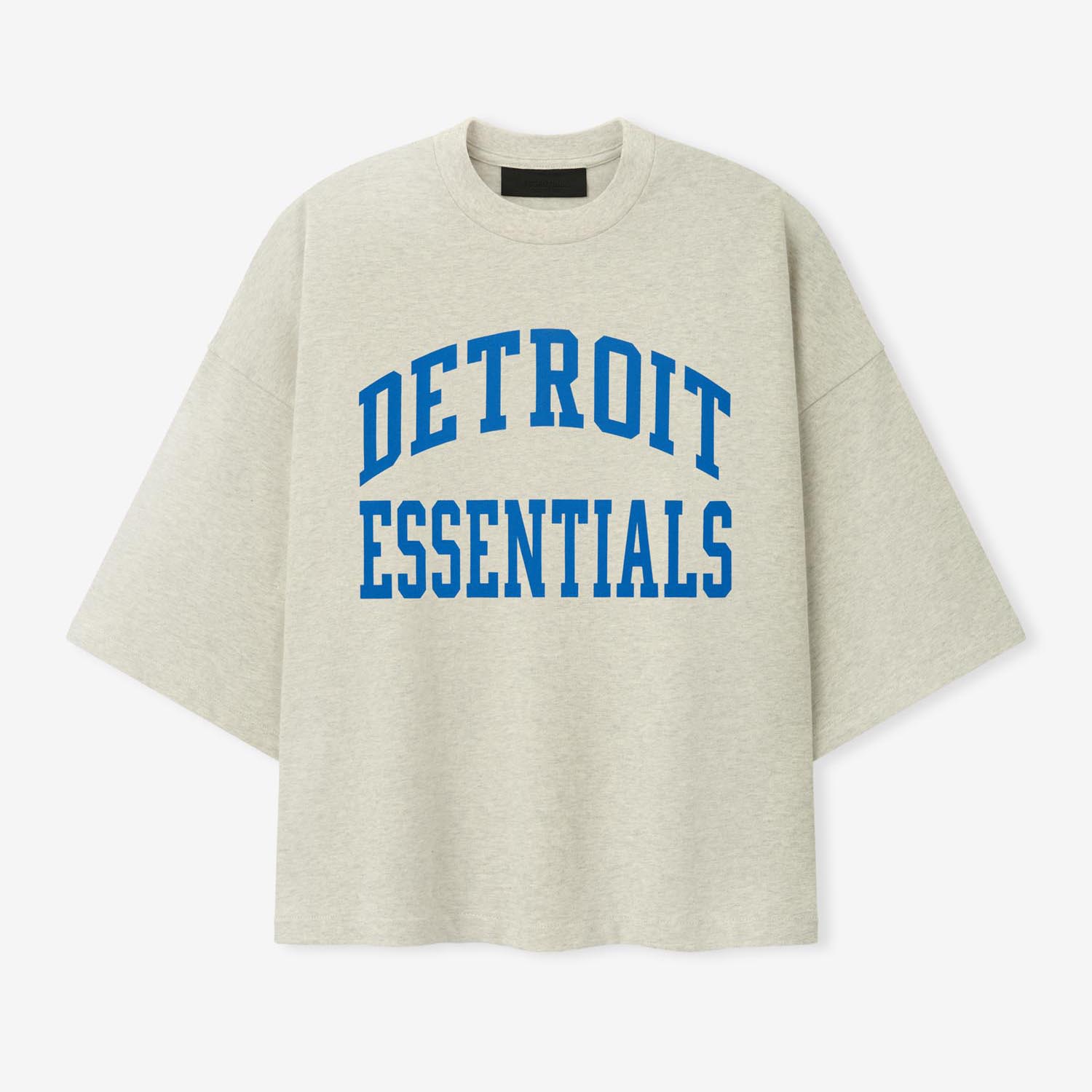 Unisex Fear of God x NFL Oatmeal Detroit Lions Merch T-Shirt