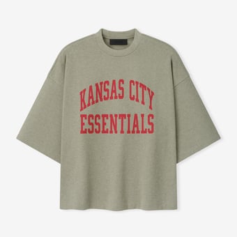 Unisex Fear of God x NFL Heather Gray Kansas City Chiefs Merch T-Shirt