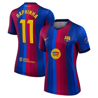 Women's Nike Raphinha Red Barcelona 2026/27 Home Stadium Replica Jersey