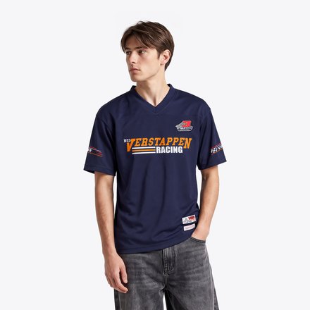 Verstappen X Mitchell & Ness Karting Legacy Jersey - Navy - Unisex