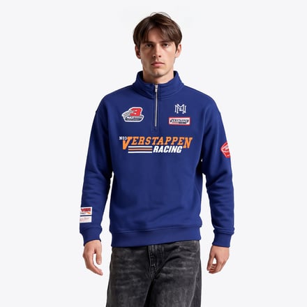 Verstappen Racing x Mitchell & Ness Karting 1/4 Zip - Navy - Unisex