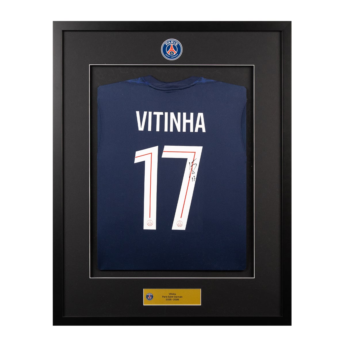 Maillot signé PSG Domicile 25/26 - Vitinha