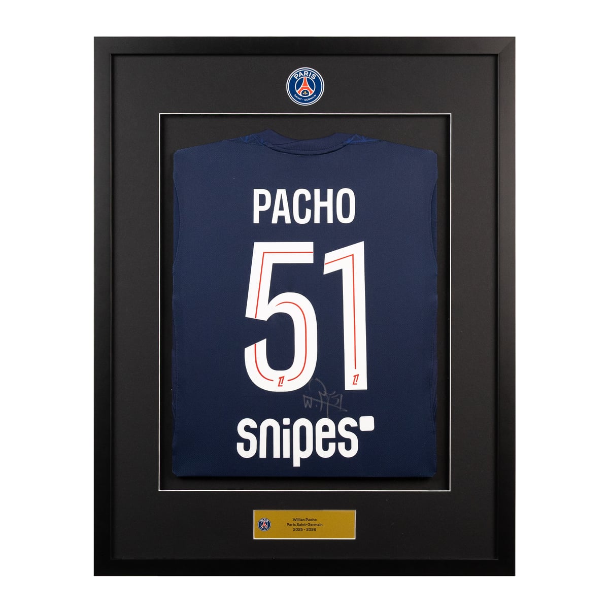 Maillot signé PSG Domicile 25/26 - Pacho