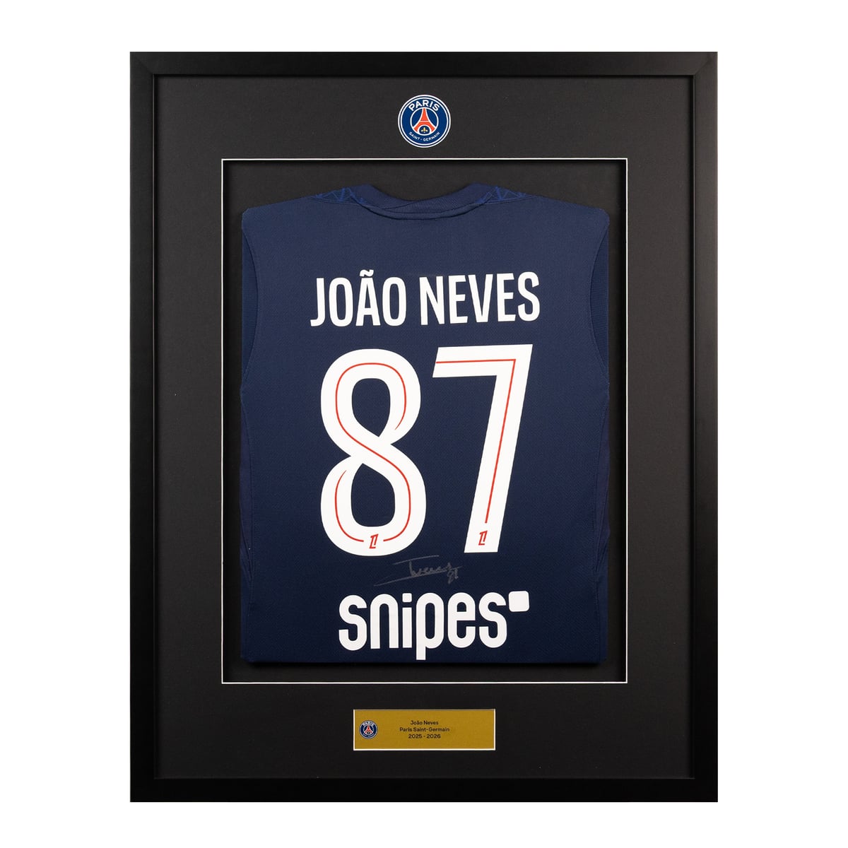 Maillot signé PSG Domicile 25/26 - João Neves