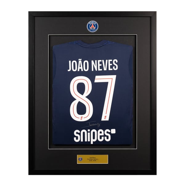 Maillot signé PSG Domicile 25/26 - João Neves