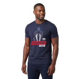 T-Shirt PSG Champions d'Europe 2026 - Bleu, vue 2