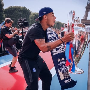 Écharpe PSG Back2Back, vue 3