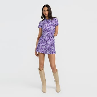 Women's Smith & Quinn Purple TCU Horned Frogs Poppy Ivy Dress