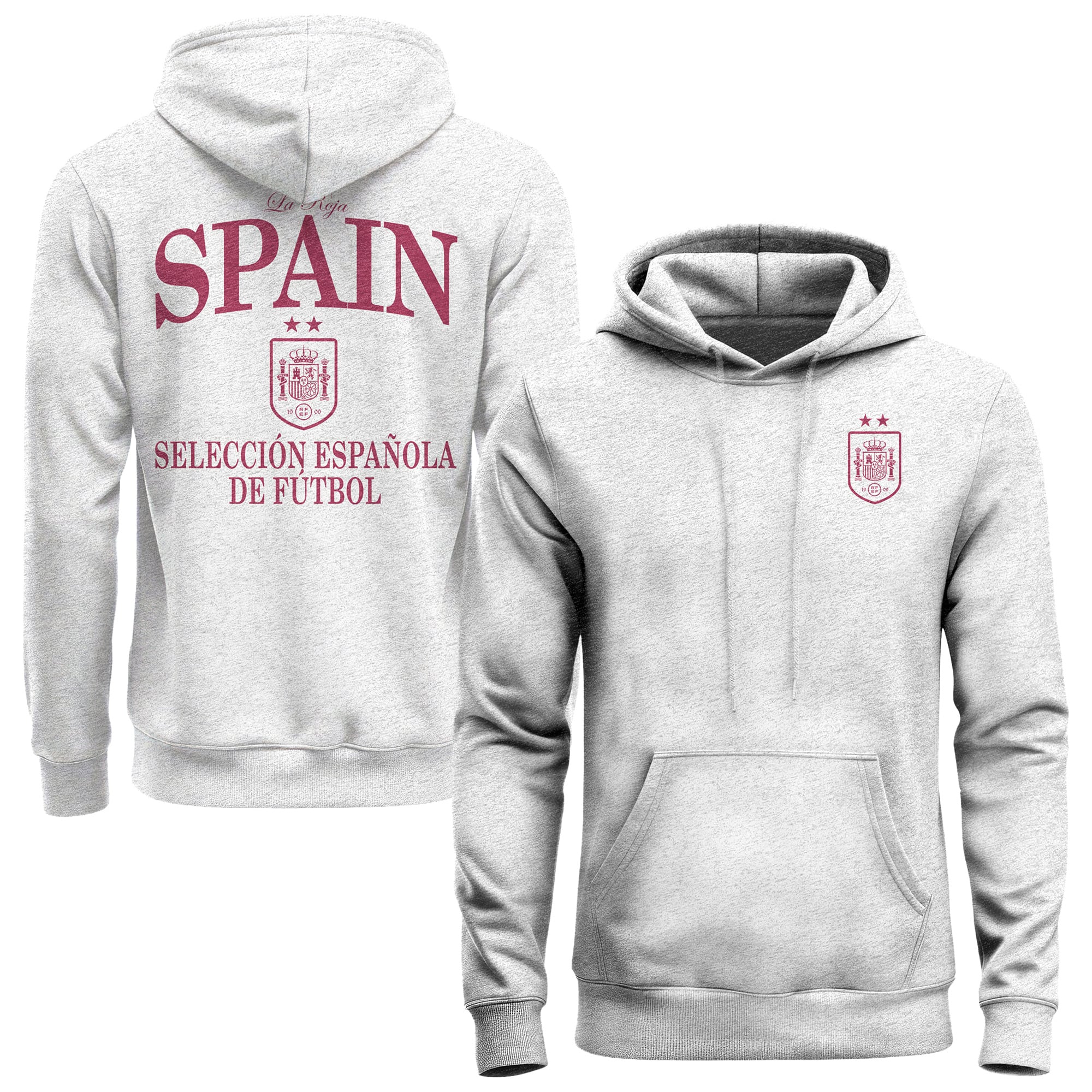 Men's 1863FC Ash Spain National Team Legacy Arched Wordmark Hoodie