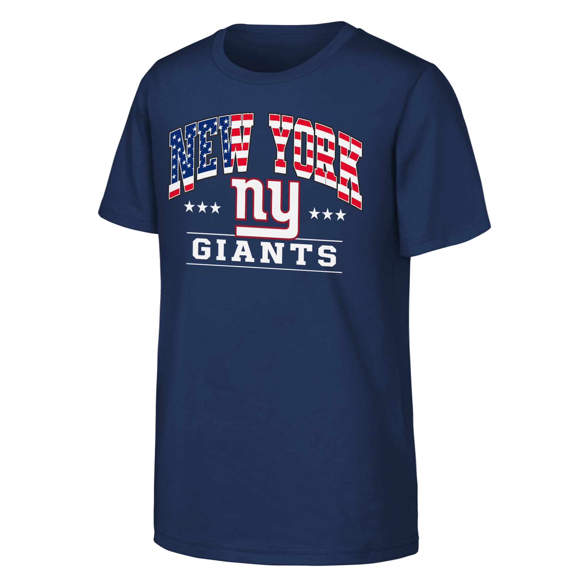 Youth  Navy New York Giants Americana Arch T-Shirt