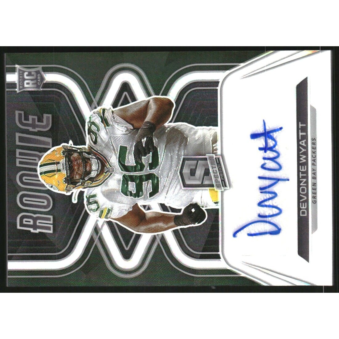 2022 Panini Spectra Rookie Autographs #11 Devonte Wyatt. rookie card picture