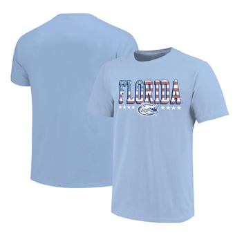Youth  Light Blue Florida Gators Americana Flag T-Shirt