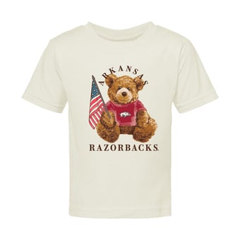 Infant  Cream Arkansas Razorbacks All-American Teddi T-Shirt