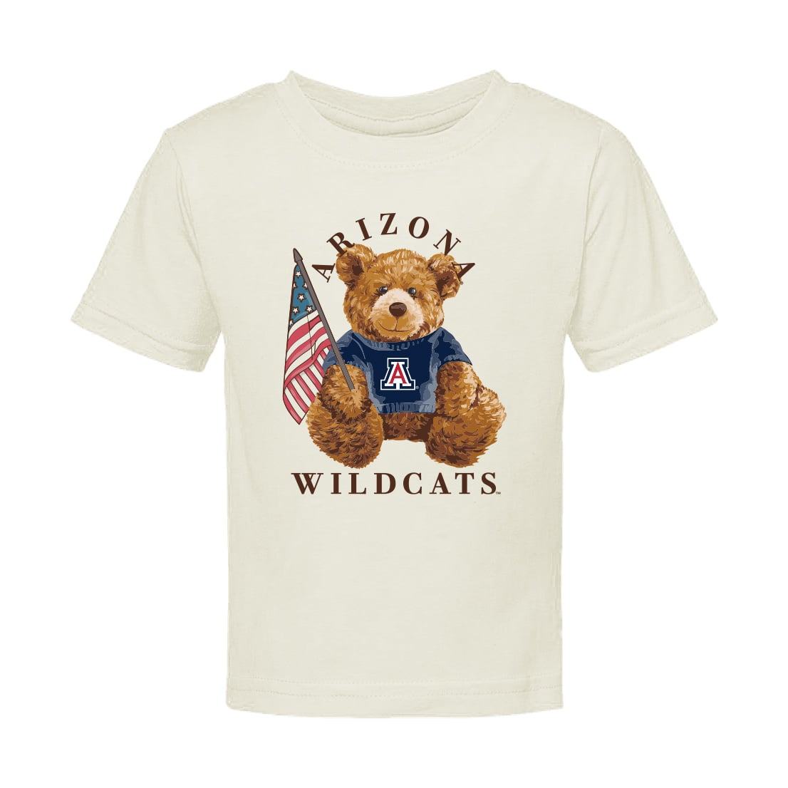 Infant  Cream Arizona Wildcats All-American Teddi T-Shirt