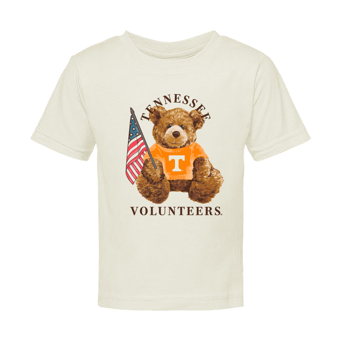 Infant  Cream Tennessee Volunteers All-American Teddi T-Shirt