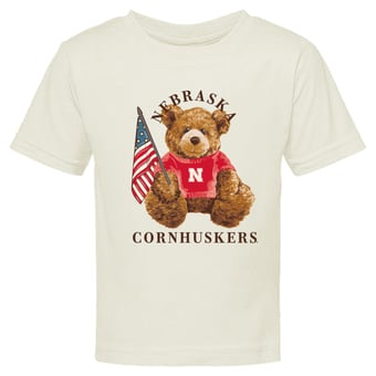 Infant  Cream Nebraska Huskers All-American Teddi T-Shirt