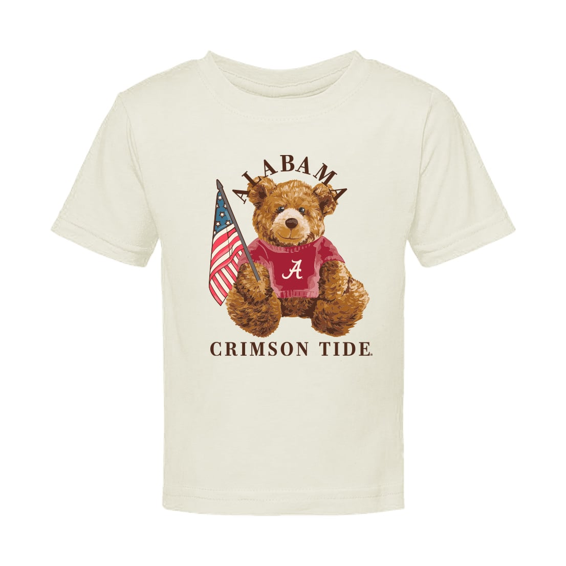 Infant  Cream Alabama Crimson Tide All-American Teddi T-Shirt