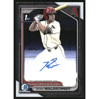 2024 Bowman Chrome Draft Autographs #CPARW Ryan Waldschmidt