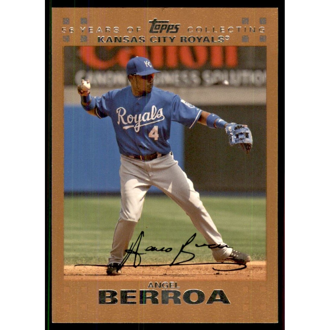 2007 Topps Copper #447 Angel Berroa. rookie card picture