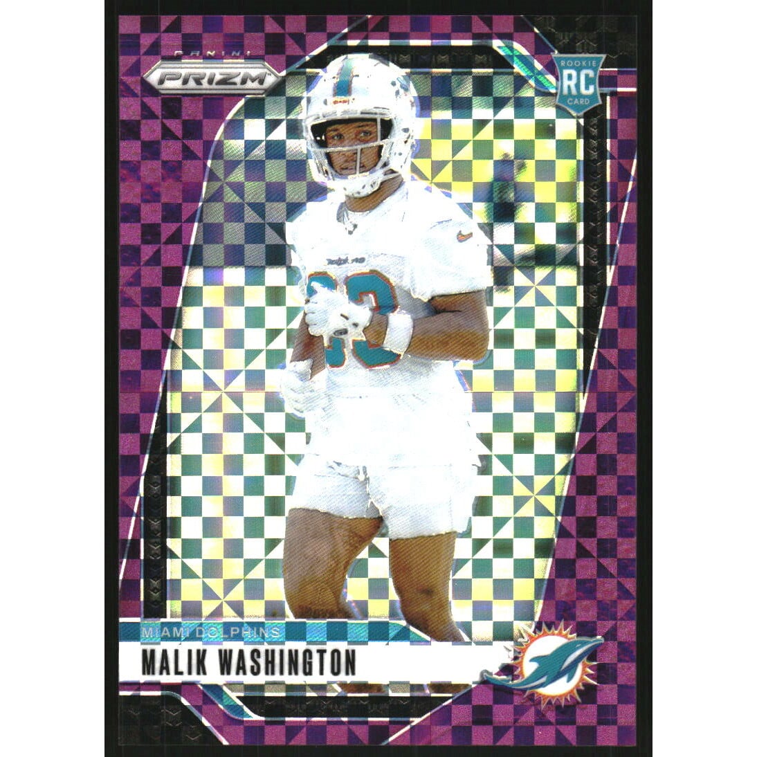 2024 Panini Prizm Prizms Purple Power #371 Malik Washington. rookie card picture