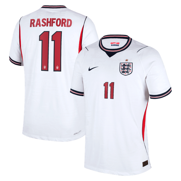 Maillot Domicile Match Angleterre Nike Aero-FIT 2026 avec flocage Rashford 11