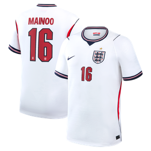 Maillot Domicile Stadium Angleterre Nike 2026 avec flocage Mainoo 16, vue 2