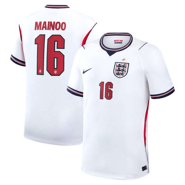 Maillot Domicile Stadium Angleterre Nike 2026 avec flocage Mainoo 16