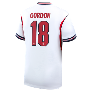 Maillot Domicile Stadium Angleterre Nike 2026 avec flocage Gordon 18, vue 4