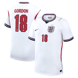 Maillot Domicile Stadium Angleterre Nike 2026 avec flocage Gordon 18, vue 1