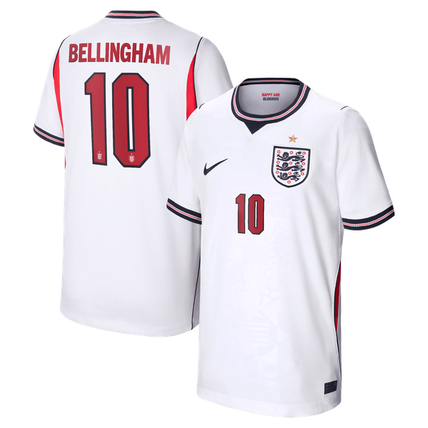 Maillot Domicile Stadium Angleterre Nike 2026 - Enfant avec flocage Bellingham 10